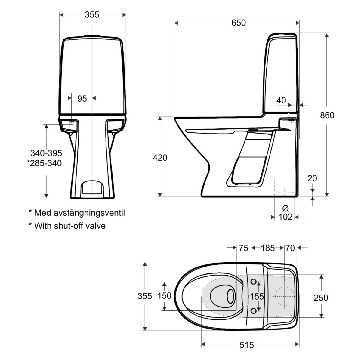 IFÖ Spira Rimfree 6260 WC